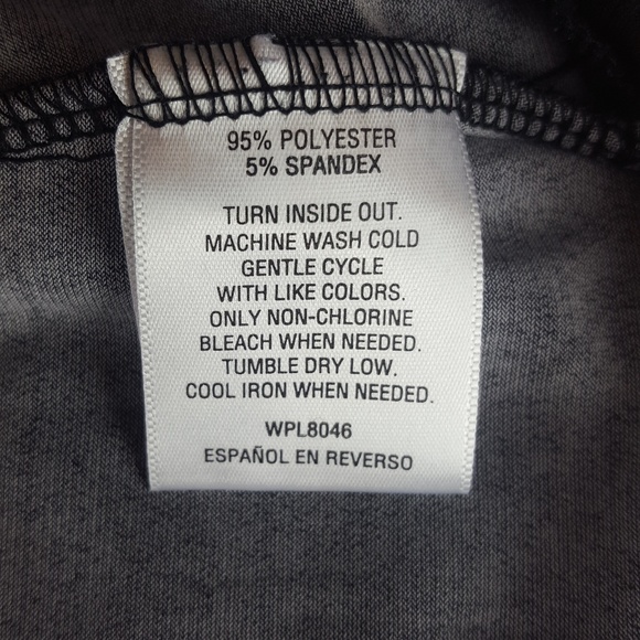 ⬇️ JM Collection Medium Purple Black Tunic - Picture 5 of 8